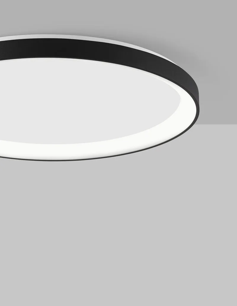 B-Ware Nova Luce Deckenleuchte Deckenlampe PERTINO LED Lampe Schwarz Warmweiß dimmbar