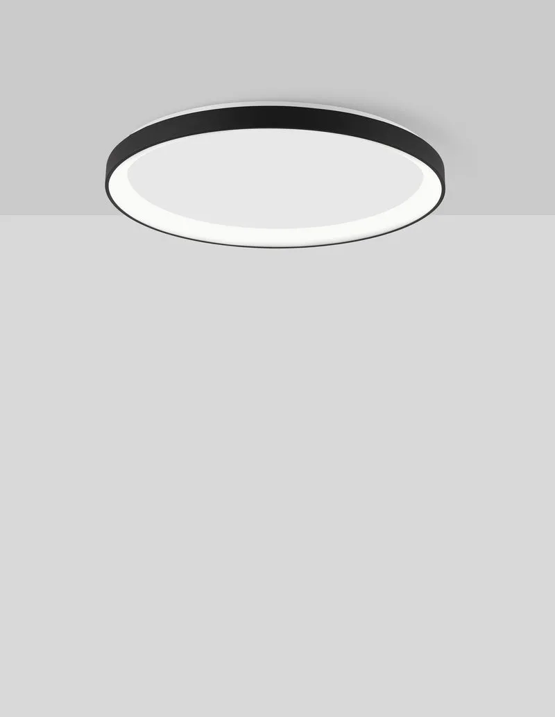 B-Ware Nova Luce Deckenleuchte Deckenlampe PERTINO LED Lampe Schwarz Warmweiß dimmbar