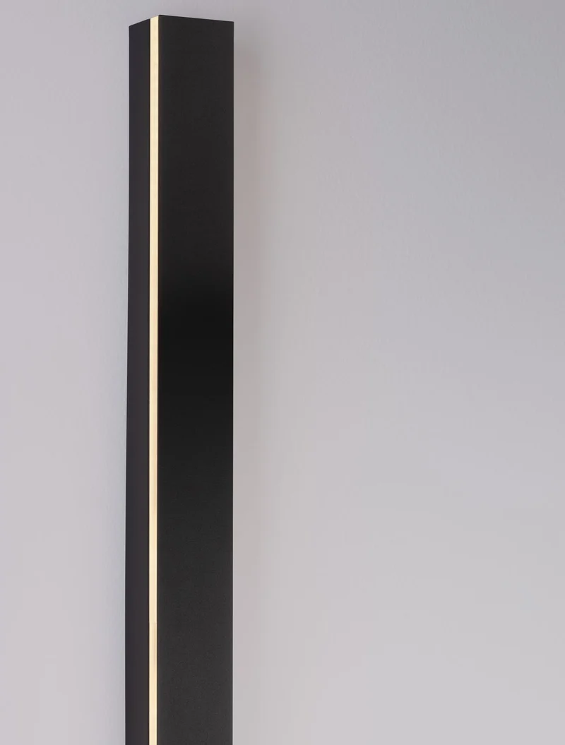 B-Ware Nova Luce Wandleuchte Wandlampe LED COLBY Schwarz Warmweiß Beleuchtung 80 cm