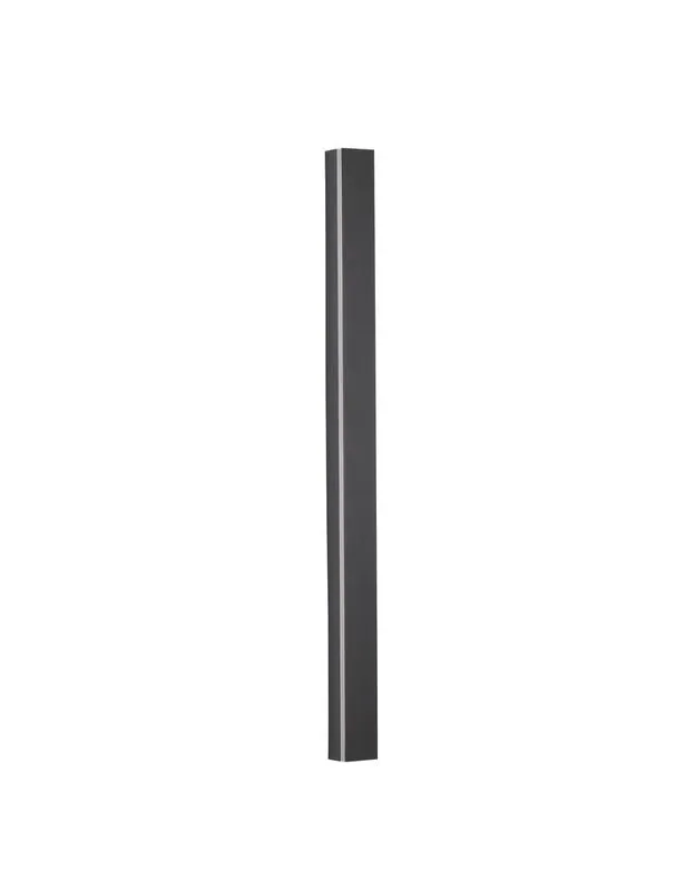 B-Ware Nova Luce Wandleuchte Wandlampe LED COLBY Schwarz Warmweiß Beleuchtung 80 cm
