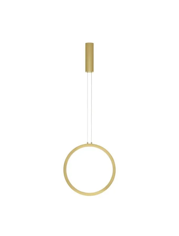 B-Ware Nova Luce Pendelleuchte Hängeleuchte CHANGE LED Messing Warmweiß dimmbar 39,5 cm