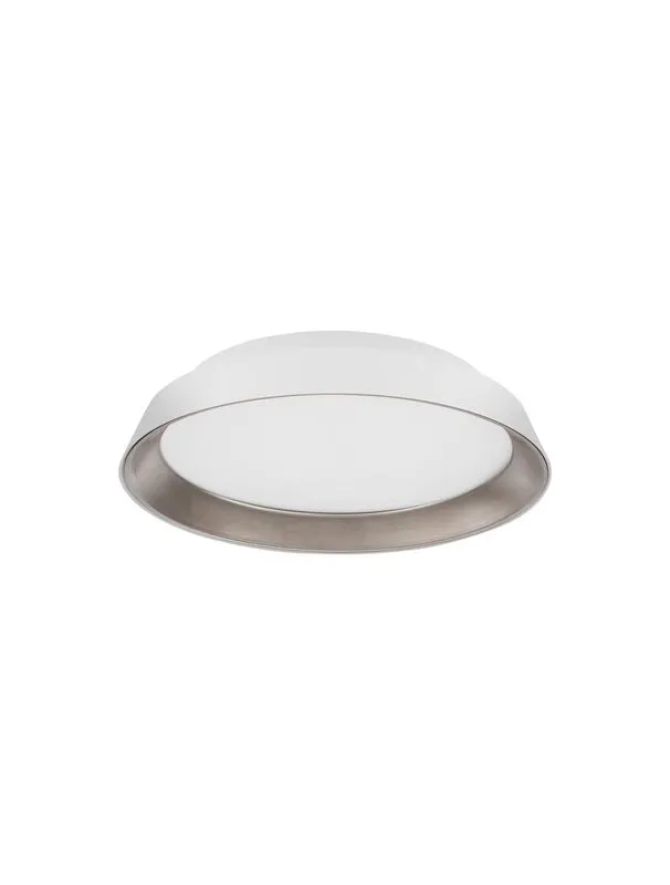 B-Ware Nova Luce Deckenleuchte Deckenlampe LED VELA Weiß Warmweiß dimmbar 45 cm 30 W