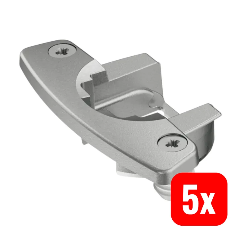 5x B-Ware Hettich Topfscharnier Scharnier Selekta TH 32 Zinkdruckguss Vernickelt 5 STÜCK
