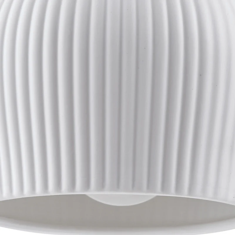 B-Ware Lindby Hängeleuchte Pendelleuchte Nolane Keramik Lampe weiß Messing
