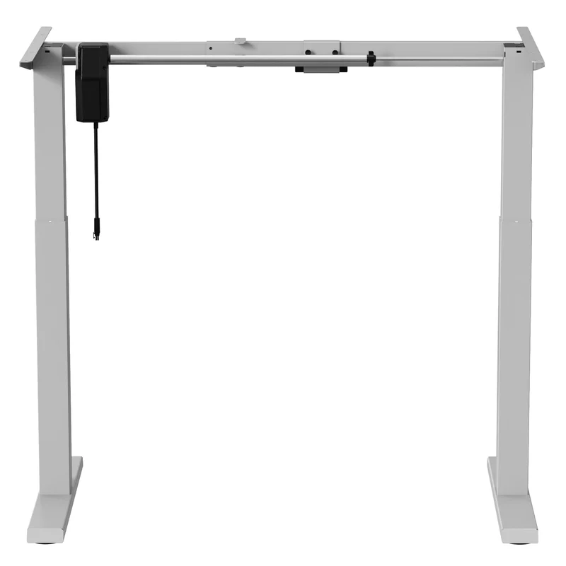 Elektrischer Schreibtischgestell Grau aus Kunststoff und Stahl ML-Design