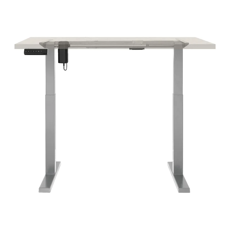 Elektrischer Schreibtischgestell Grau aus Kunststoff und Stahl ML-Design
