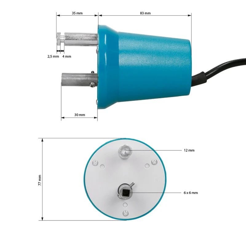 Elektro Grillmotor für Spießgarnitur 220-240 V