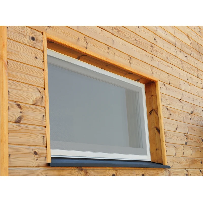Fliegengitter Braun 100x120 cm mit Rahmen aus Aluminium
