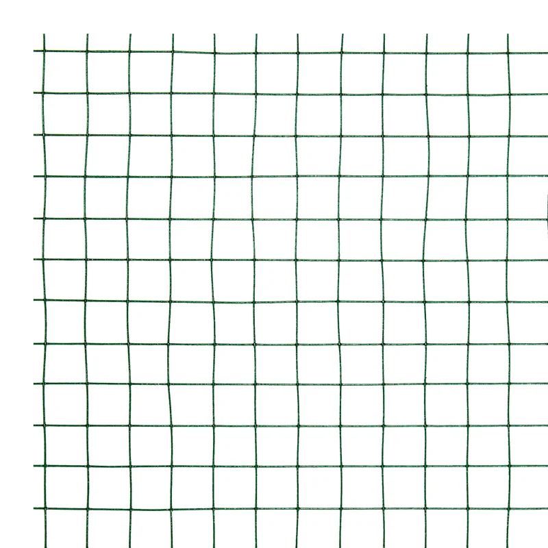 Volierendraht Grün aus verzinktem Stahl 1x25m Drahtstärke 0,75mm Maschenweite 19x19mm