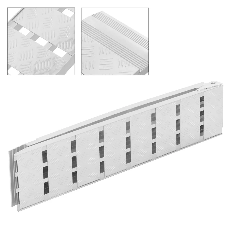 Auffahrrampe 225x28 cm aus Aluminium bis 680 kg