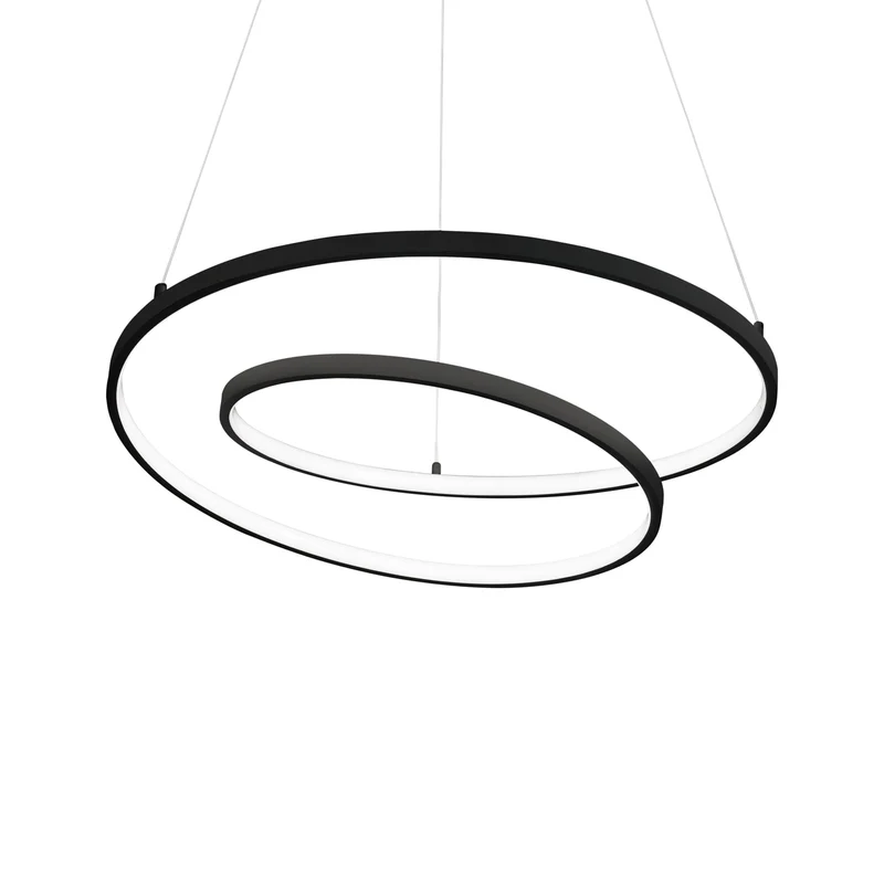 B-Ware ideallux Pendelleuchte Hängelampe oz LED schwarz Beleuchtung Lampe Raumlicht