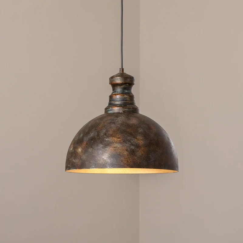 B-Ware Opviq Pendelleuchte Hängeleuchte Saglam Altmessing Metall Vintage Design E27 LED