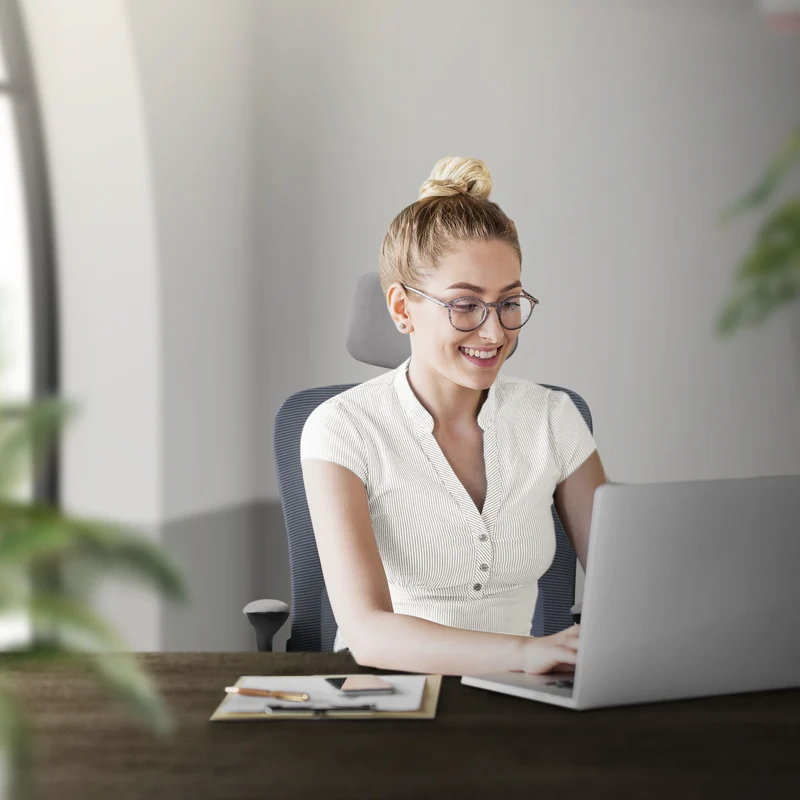 Ergonomischer Bürostuhl Grau Netzgewebe mit verstellbarer Kopfstütze und Rollen ML-Design