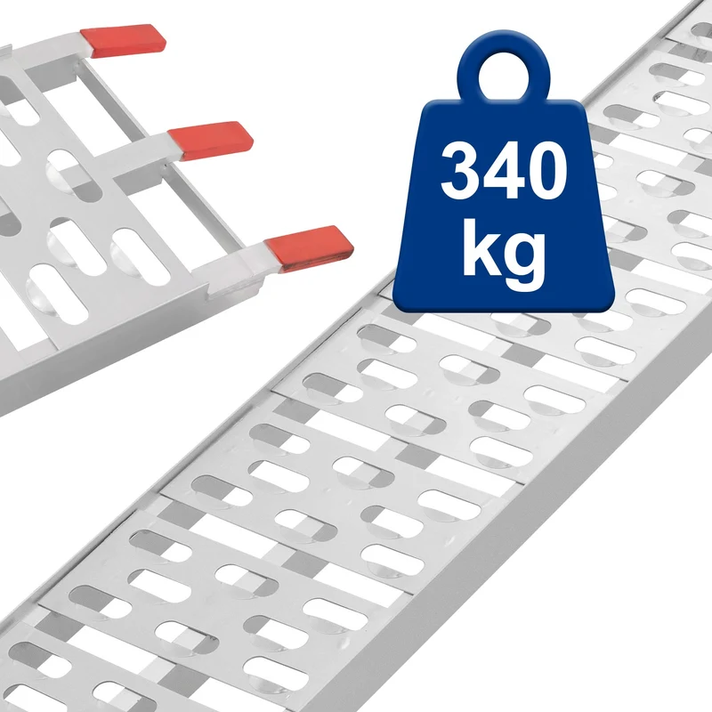 Auffahrrampe 2er Set aus Aluminium bis 340kg