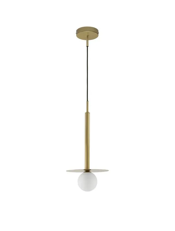 B-Ware Nova Luce Pendelleuchte Hängeleuchte PIELO Gold G9 LED dimmbar 150x22 cm Lampe