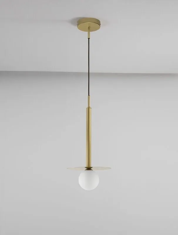 B-Ware Nova Luce Pendelleuchte Hängeleuchte PIELO Gold G9 LED dimmbar 150x22 cm Lampe