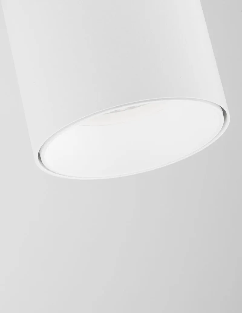 B-Ware Nova Luce Deckenleuchte Deckenspot Lampe Weiß 3-flammig TOD GU10 LED dimmbar