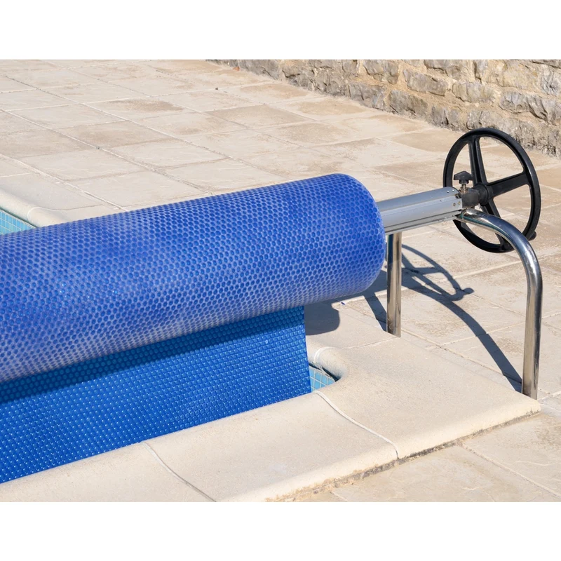 Pool Solarfolie Rund Ø 5 m 400µm Blau aus PE-Folie mit Luftkammern