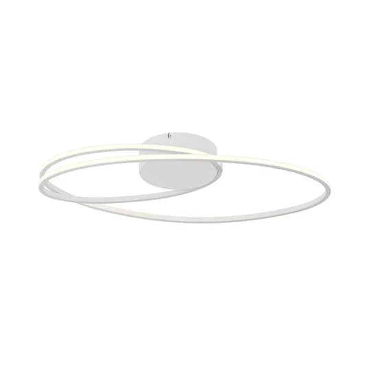 B-Ware Lindby Xenias LED-Deckenlampe weiß 60 x 35 cm Deckenlampe Designerlampe Lampe