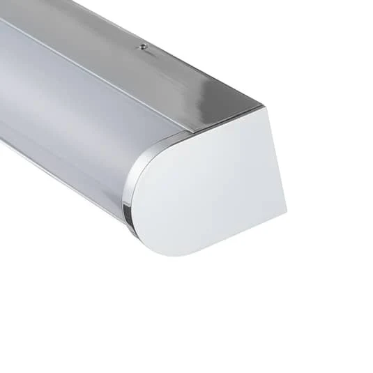 B-Ware Helestra Wandleuchte Wandlampe LED Ponto IP44 weiß chrom 90cm Badezimmer Lampe