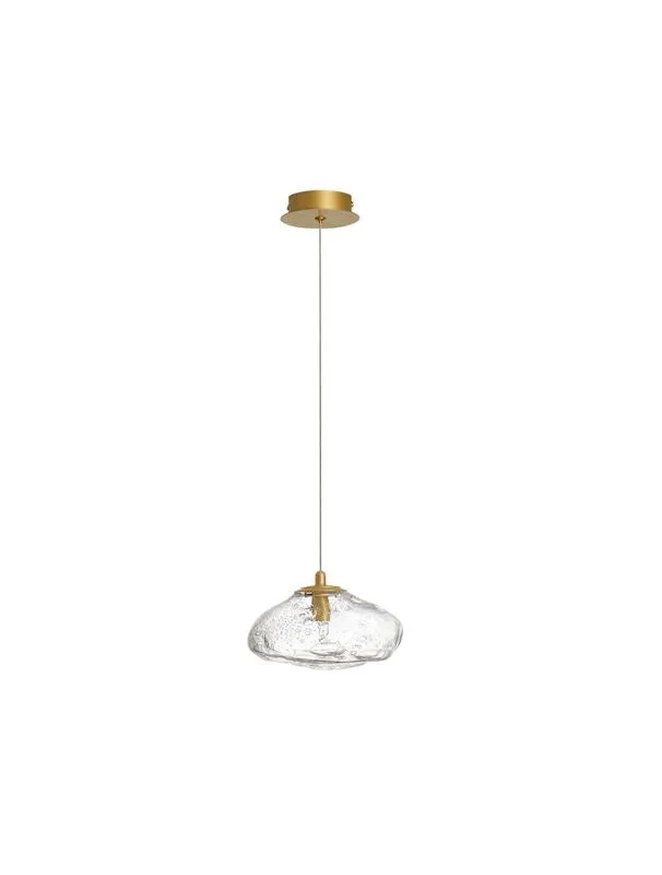 B-Ware Nova Luce Pendelleuchte Hängeleuchte KING G9 LED Gold dimmbar Lampe Beleuchtung
