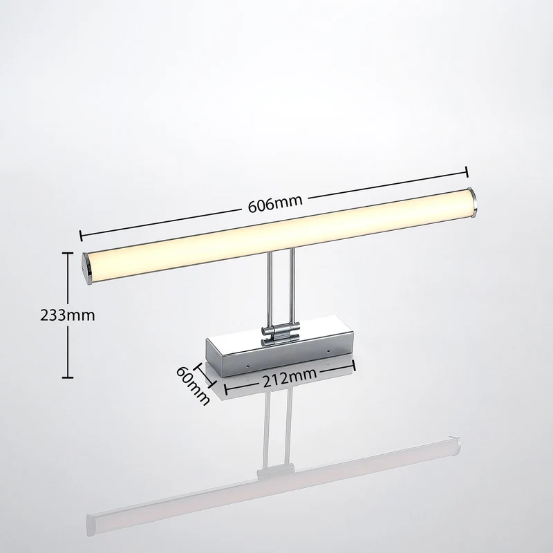 B-Ware Lindby Sanya LED-Spiegelleuchte Wandleuchte Bilderleuchte Deko-Wandleuchte LED