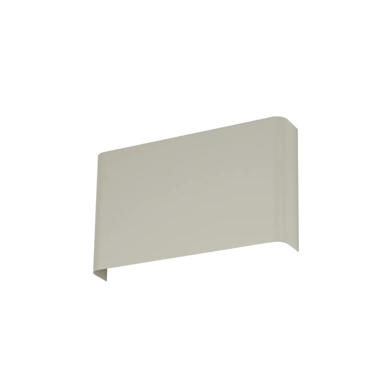 B-Ware Nowodvorski Lighting Wandleuchte Wandlampe Haga Hellgrau Stahl Leuchte