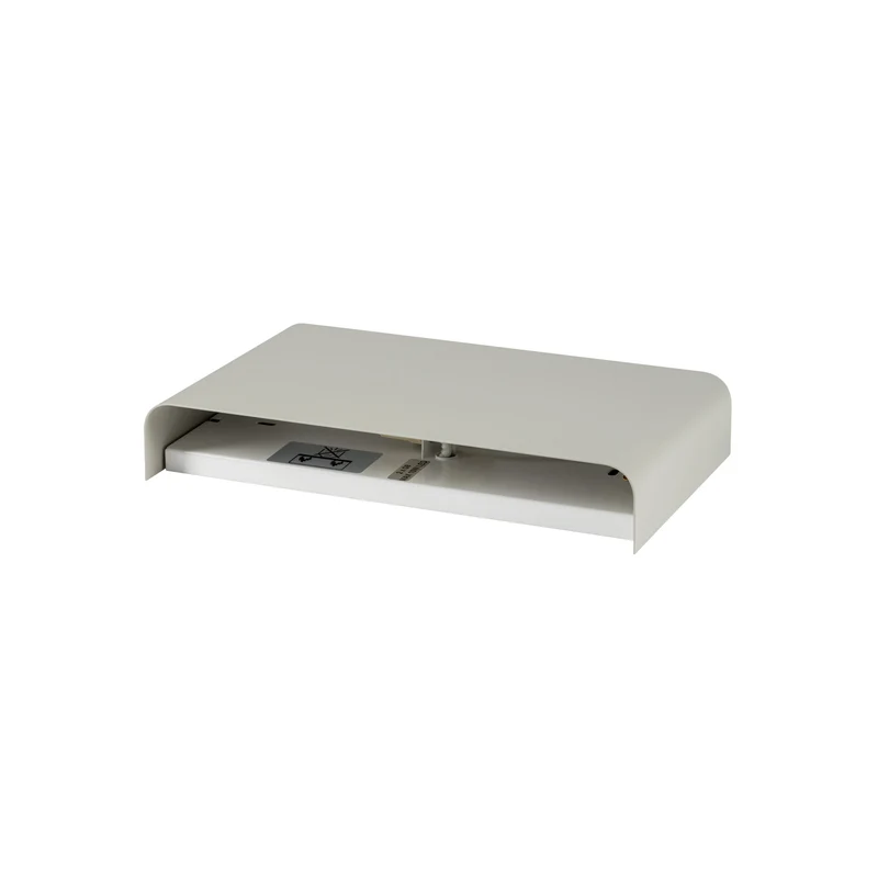 B-Ware Nowodvorski Lighting Wandleuchte Wandlampe Haga Hellgrau Stahl Leuchte
