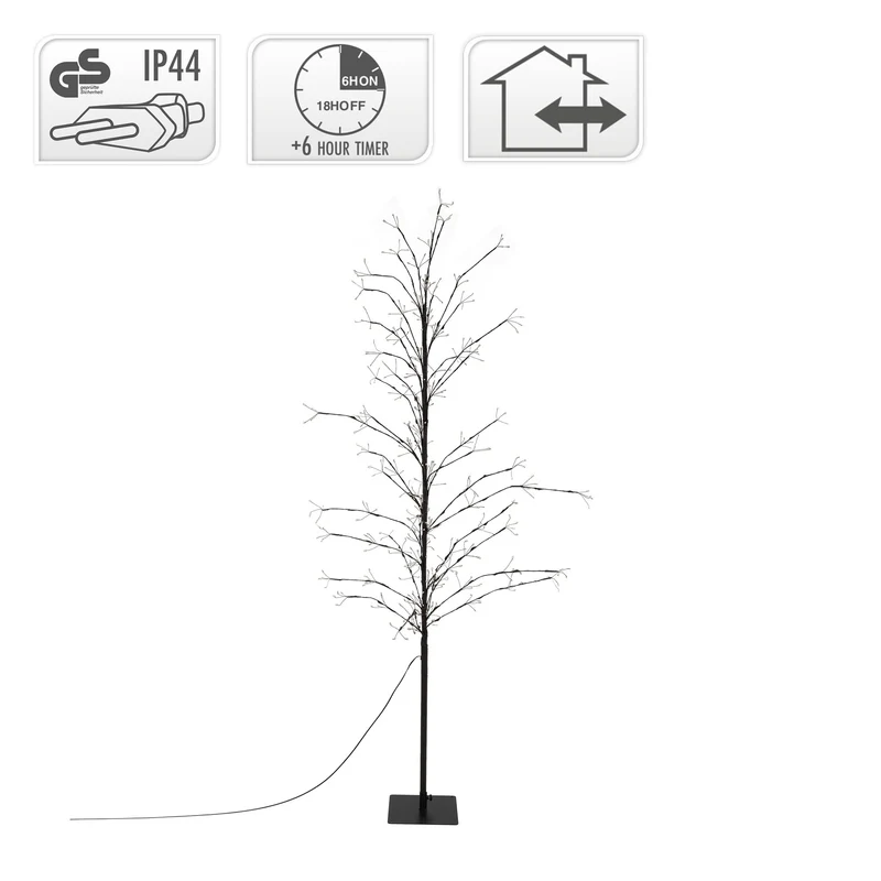 LED Weihnachtsdeko Baum 180 cm mit 480 warmweißen LEDs