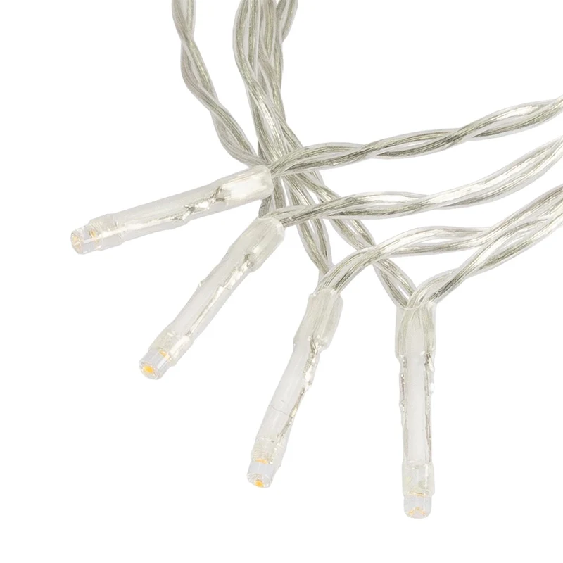 LED Lichtervorhang 2m Kaltweiß mit 240 LED aus PVC