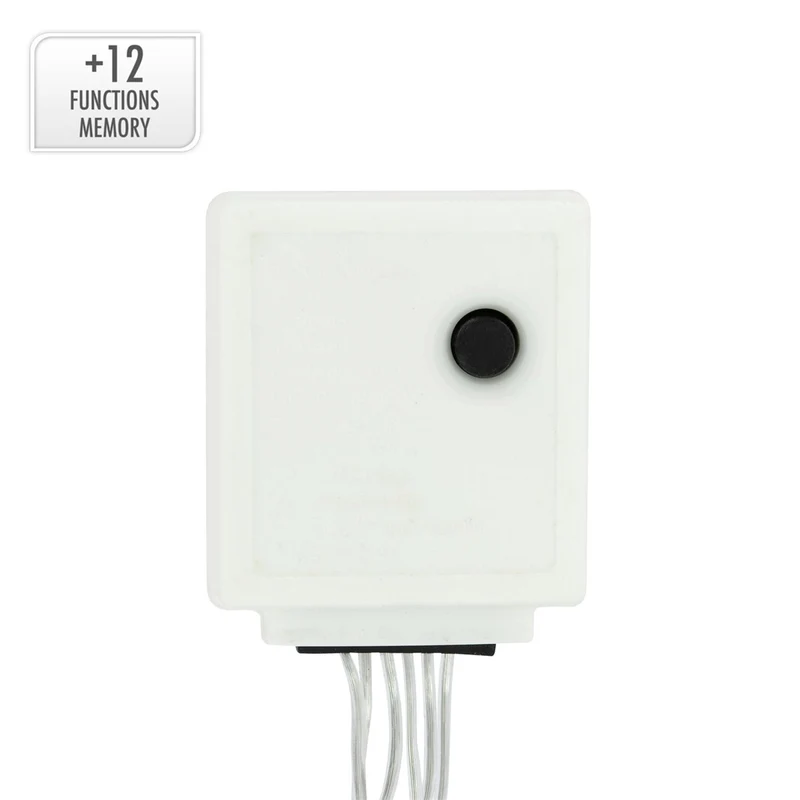 LED Lichtervorhang 2m Kaltweiß mit 240 LED aus PVC