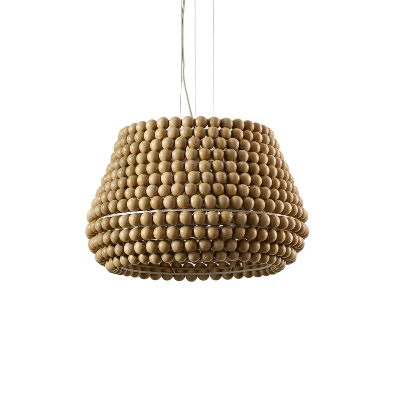 B-Ware Lucande Hängeleuchte Pendelleuchte Melori Holz naturfarben skandinavisch E27 606