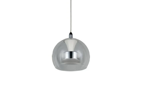 B-Ware Trio Pendelleuchte Hängelampe FLYNT LED Metall Chrom Glas Wohnzimmer Esszimmer