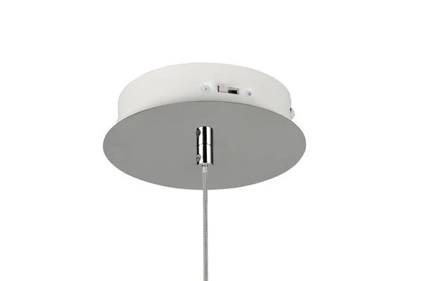 B-Ware Trio Pendelleuchte Hängelampe FLYNT LED Metall Chrom Glas Wohnzimmer Esszimmer