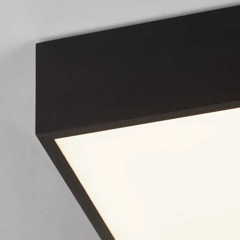B-Ware Searchlight Deckenleuchte Badlampe LED Lampe Zeus schwarz Aluminium Kunststoff