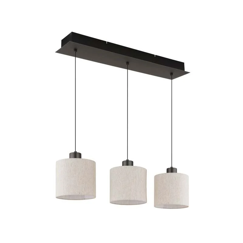 B-Ware Globo Pendelleuchte Hängelampe LED Thea Wohnzimmer creme schwarz matt345