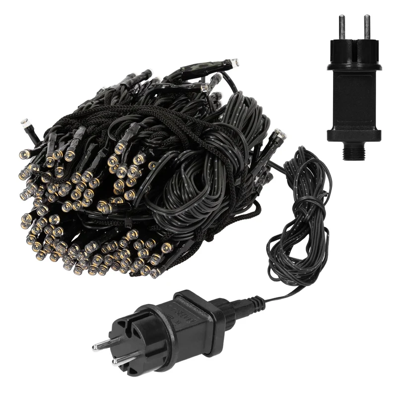 LED Lichterkette Fahnenmastbeleuchtung 208 cm Warmweiß mit 192 LED