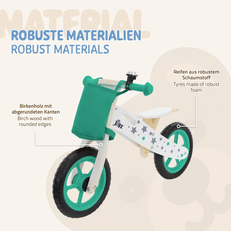 Laufrad für Kinder ab 2 Jahren Grün Joyz