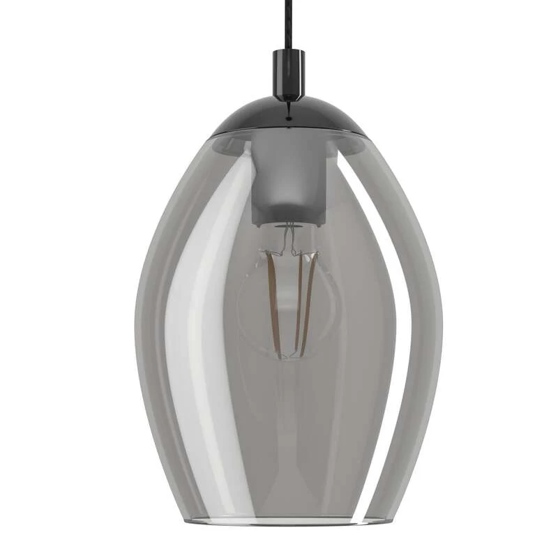 B-Ware Eglo Pendelleuchte Estanys 3-flammig Pendelleuchte Deckenlampe Lampe Rauchgrau