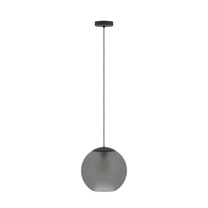B-Ware Eglo Pendelleuchte Hängeleuchte Glas grau matt Arangona Wohnzimmer Esszimmer