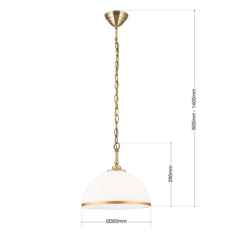 B-Ware Orion Hängeleuchte Old Lamp Hängelampe Deckenlampe Licht Kettenaufhängung 1fl.
