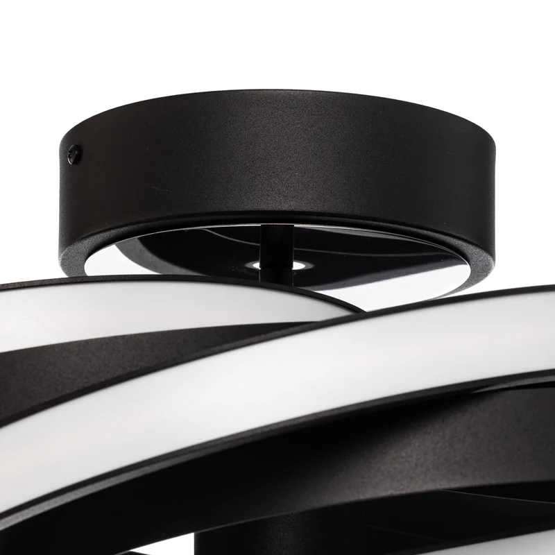 B-Ware Deckenleuchte Lampe LED Zoya schwarz Metall warmweiß dimmbar IP20 Zoya