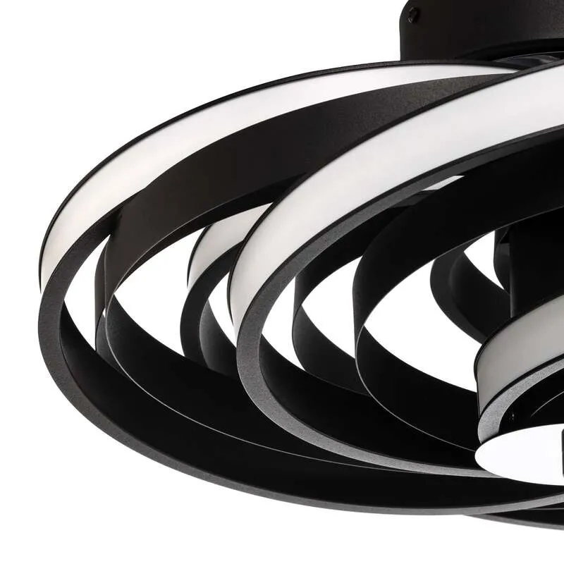 B-Ware Deckenleuchte Lampe LED Zoya schwarz Metall warmweiß dimmbar IP20 Zoya