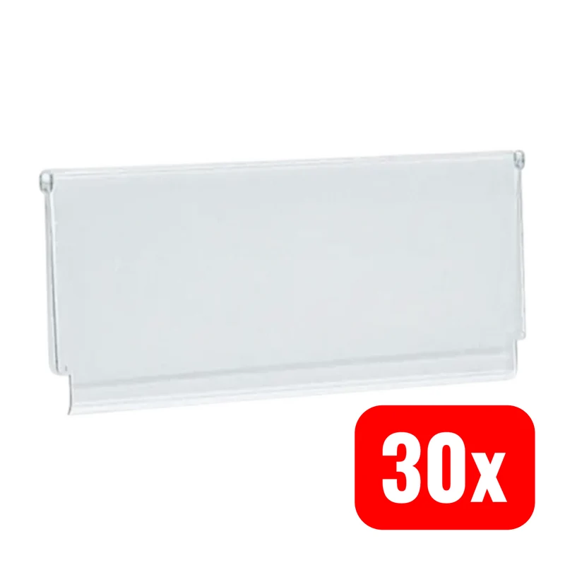 30x B-Ware LA-KA-PE Regaleinsatz Trennwand Einsatz Regalkasten B152mm Transparent 30 STÜCK