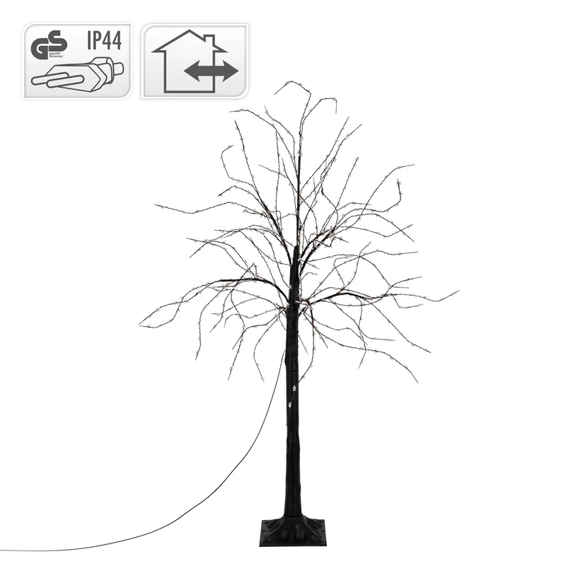 LED-Baum 120cm mit 480 warmweißen LEDs Künstlicher Weihnachtsbaum mit Lichterkette