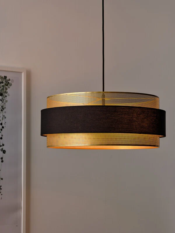 B-Ware OSRAM Pendelleuchte Hängelampe Hornet 3 x E27 Schwarz Decor Innenbereich Lampe
