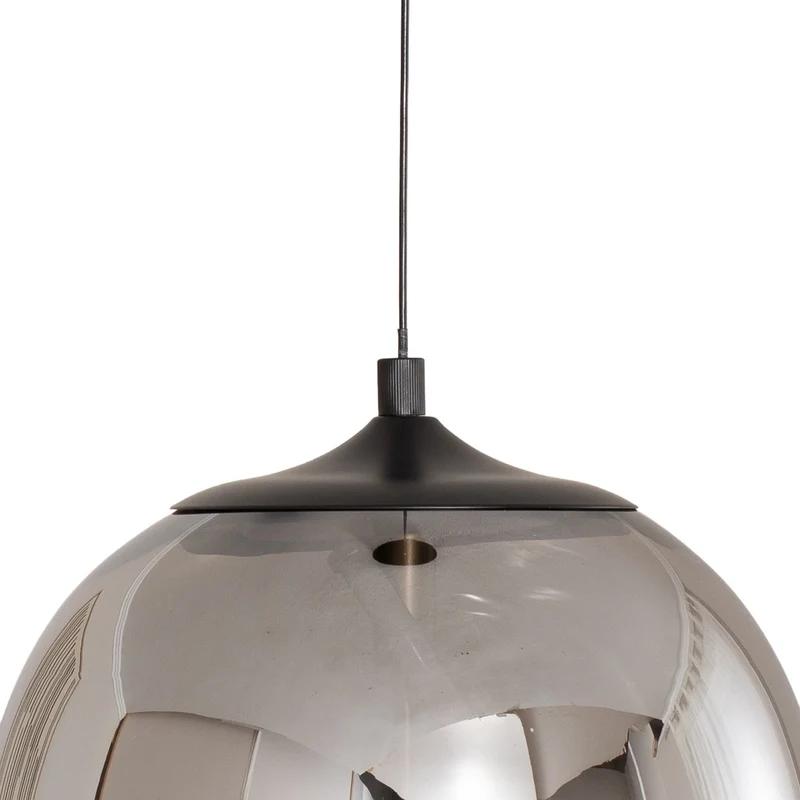 B-Ware ONLI Pendelleuchte Hängeleuchte LED Glas rauchgrau Lilly Wohnzimmer 4000 K 28 cm