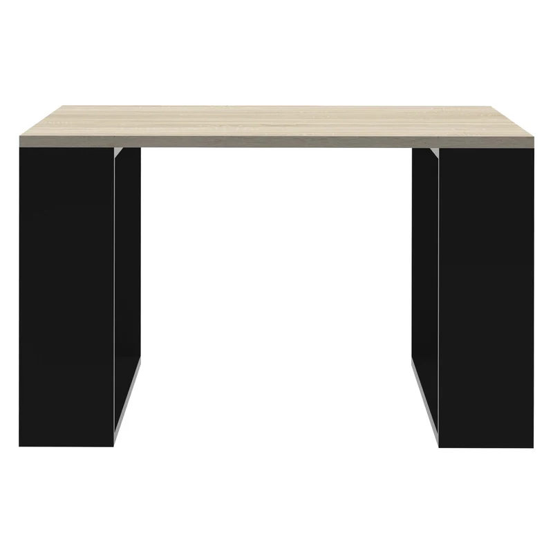 Couchtisch 65x65x40 cm Eiche-Optik/Schwarz ML-Design
