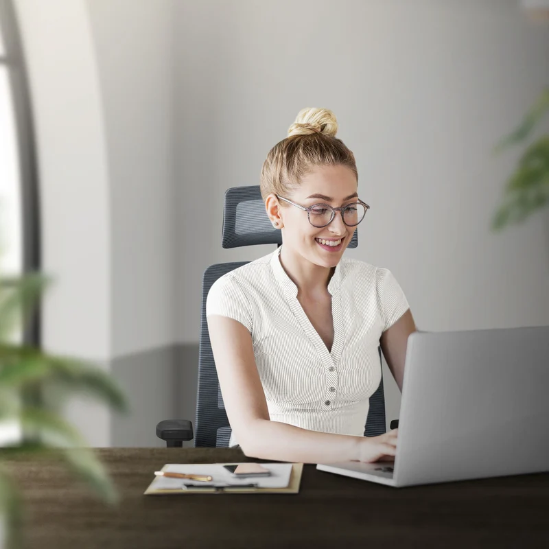 Ergonomischer Bürostuhl Grau Netzgewebe mit verstellbaren Armlehnen und Kopfstütze ML-Design