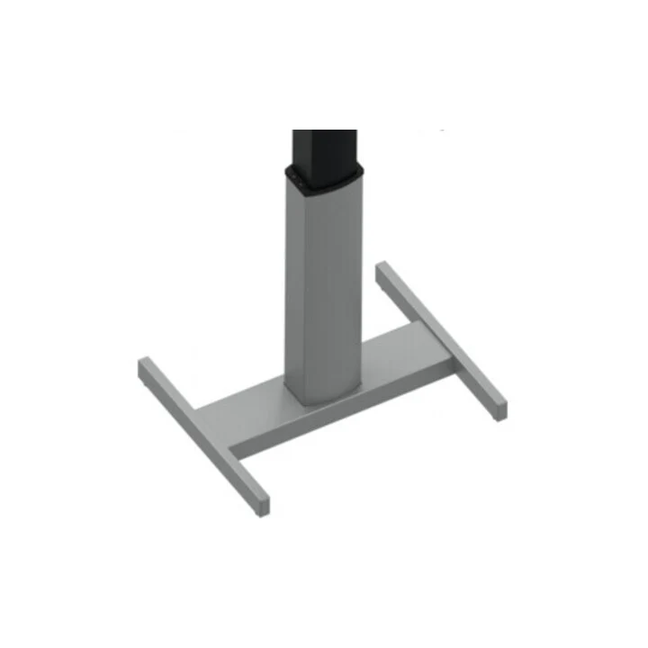 D-Ware STIER Tischgestell Rahmen elektrisch höhenverstellbar silber 80x80 cm DEFEKTWARE
